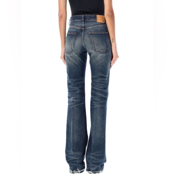 Haikure Flora Vintage Blue Jeans made in Italy 25 NWT - Picture 2 of 9